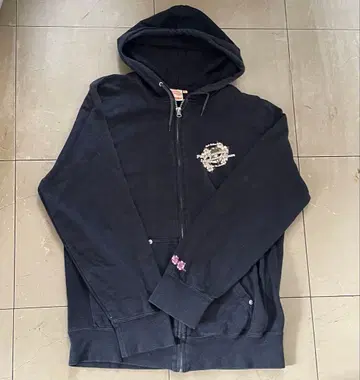 피코 후드티 집업 후디 블랙