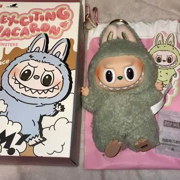 [정품] POPMART LABUBU 라부부 마카롱 봉제 인형