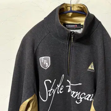 르꼬끄 스포르티브 골프 하프 지퍼 풀오버 남성용 LL 새상품급