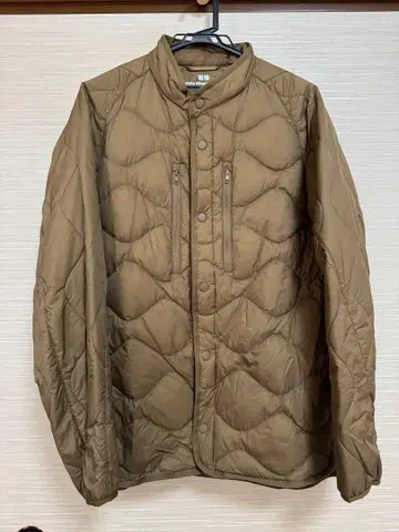 UNIQLO 하이브리드 다운 자켓 M 브라운