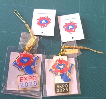 2색 세트 | 미야쿠미야쿠 키링 스트랩 | 간사이 박람회 공식 굿즈