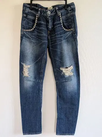 [ 미사용 새상품 ] Ungrids 스터드 사루엘 팬츠 25인치