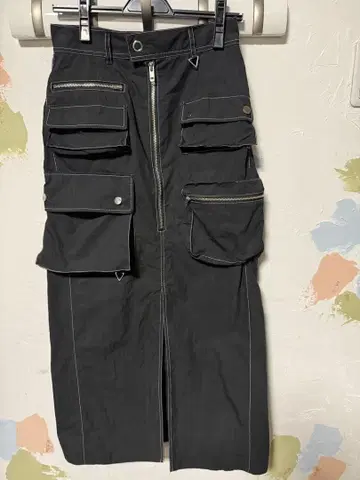 MAISON SPECIAL 블랙 롱 스커트 36