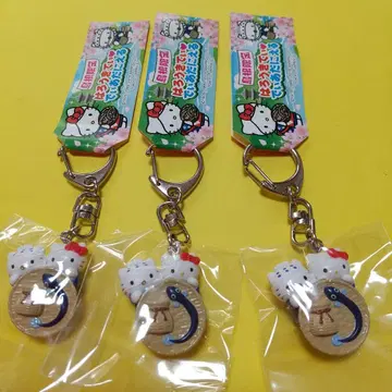 아40 하로키티 시마네 한정판 디아다니엘 도조쿠이 키링 3개