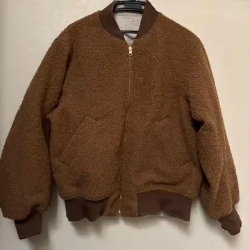 12closet 플리스 자켓 브라운