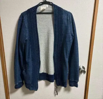 REMI RELIEF 인디고 지퍼 가디건