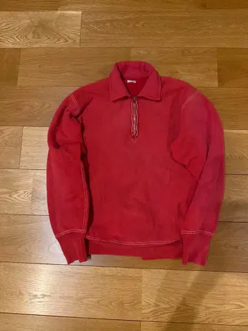 A.PRESSE Vintage Half Zip Sweat Shirt