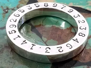 3.14 - silver925 원주율 스페이서 반지