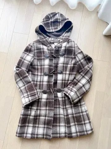 [코트/배송비 포함] 후드 부착 더플 코트