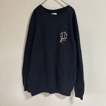 USA Hanes 80's 베이스볼 로고 프린트 맨투맨 트레이닝복