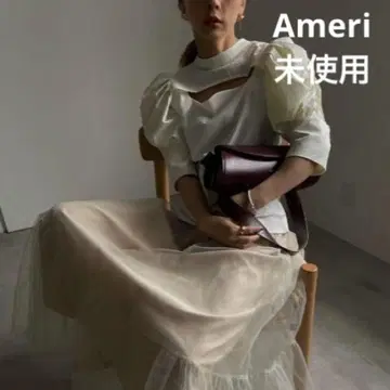 미사용 Ameri MEDI 코르셋 볼륨 튤 스커트