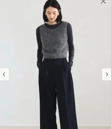 Demi-Luxe BEAMS 모헤어 니트 베스트