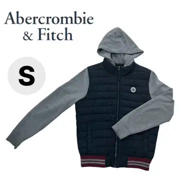 [ Abercrombie & Fitch ] 후드 자켓 S 네이비 그레이