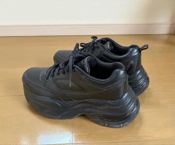 WEGO 클리어 라이트 밑창 스니커즈 통굽 스니커즈 XL 사이즈