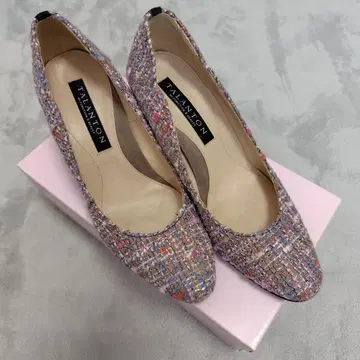 TALANTON 멀티 컬러 트위드 펌프스