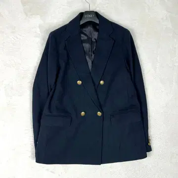 인기 UNIQLO 더블 자켓 네이비 골드 버튼 테일러드 자켓 S