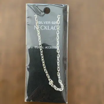 실버 925 목걸이 45cm 4면 컷 아즈키 체인 미개봉 새상품