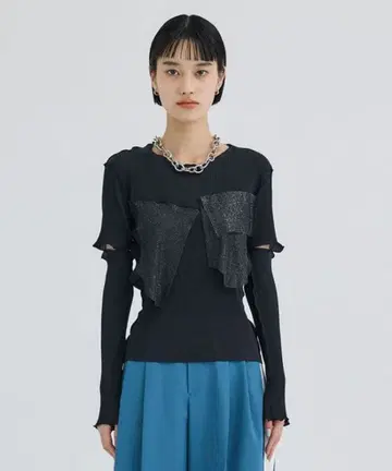 kotohayokozawa 코토하요코자와 글리터 암커버 상의