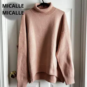 [ 미카레미카레/MICALLE MICALLE ] 새상품급 울 와이드 니트