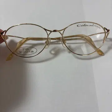 코라니 독일제 안경 프레임 골드x골드 라메