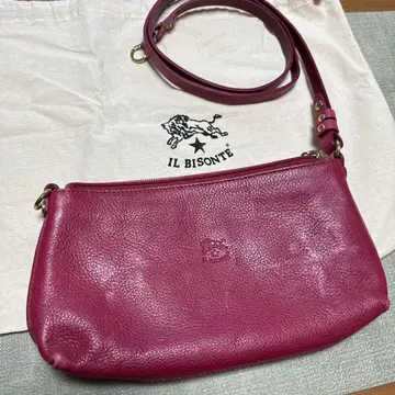 IL BISONTE 핑크 숄더백