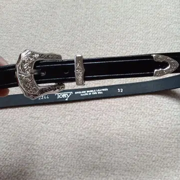 TORY 블랙 가죽 벨트 사이즈 32 컨디션 최상