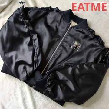 EATME 리본 레이스업 블루종 블랙