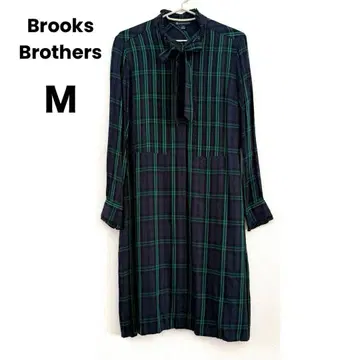 브룩스브라더스 체크 무늬 셔츠 원피스 M 사이즈