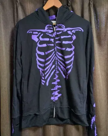 ACDC RAG 여성용 스켈레톤 프린트 후드티