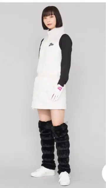 미사용 새상품 휠라골프 충전솜 원피스 리버서블