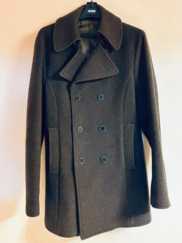 TRANS CONTINENTS 피 코트 그린 계열 사이즈 3