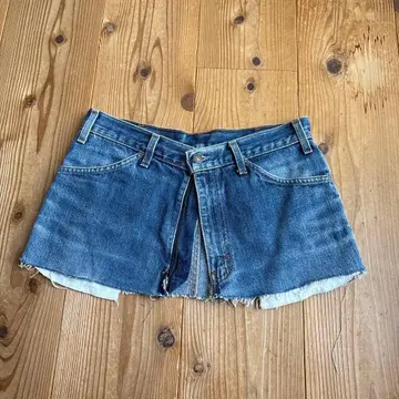 Levi's 646 데님 리메이크 랩스커트