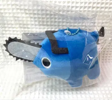 체인소 맨 봉제 인형 키링 포치타 파랑 포치타 로손