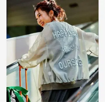 니코앤드 [be with M] 미사요 로고 시어 가디건 그레이