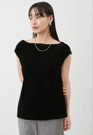 미라 오웬 보트넥 플로키 벨로아 풀오버