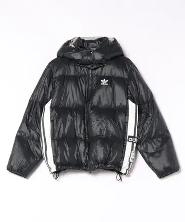 adidas 새상품 작년 후드 부착 다운 자켓 블랙 여성용