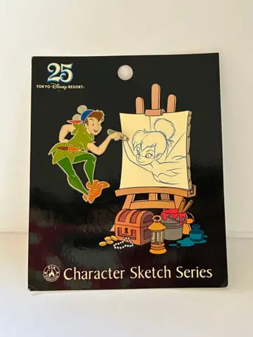 피터팬 핀 배지 Character Sketch