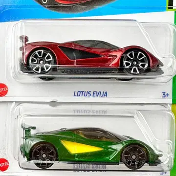 핫휠 미니카 로터스 에바이야 2대 세트