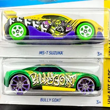 핫휠 미국판 T Suzuka Bully Goat 2대 세트