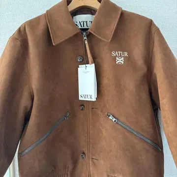 SATUR Teo Faux Suede 쇼트 재킷