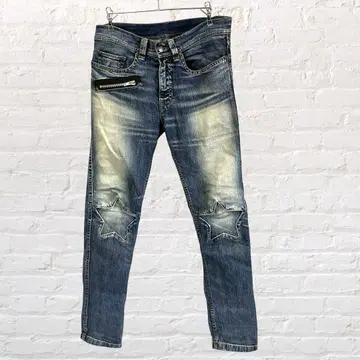 11729 RNAINC 스키니 팬츠 데님 청바지 별 STAR S