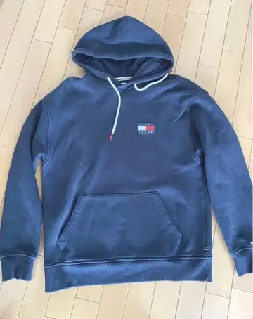 TOMMY JEANS 네이비 후드티 S/P