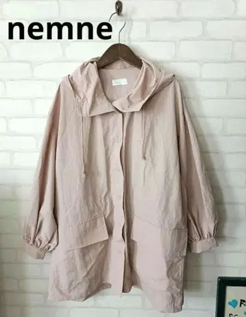 nemne 후드 부착 핑크 계열 마운틴 파카