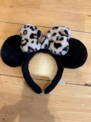 디즈니 머리띠 레오파드 무늬