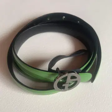 Giorgio Armani 아르마니 로고 천연 가죽 벨트 여성용