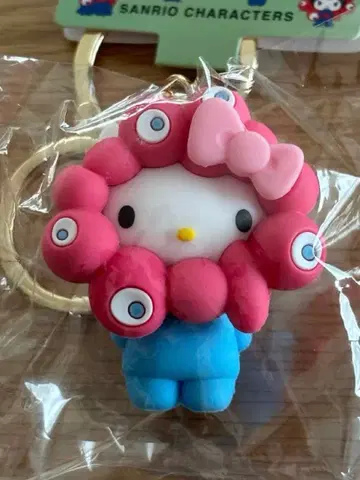 미야쿠미야쿠 키티 입체 마스코트 컬러 키링 미사용 새상품 산리오 만박