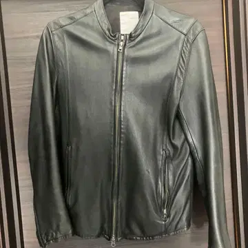 STUDIOUS 가죽 라이더 자켓