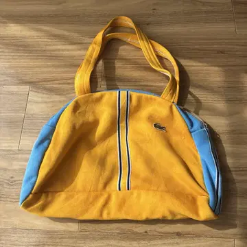 오렌지와 파랑의 스트라이프 백