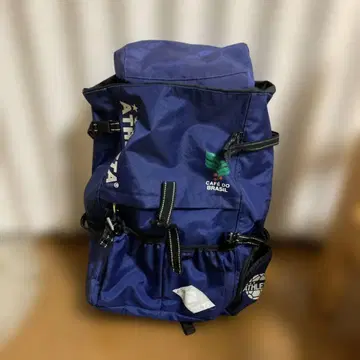 ATHLETA 네이비 백팩 카페 드 브라질
