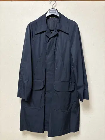 폴 스미스 스텐 칼라 코트 네이비